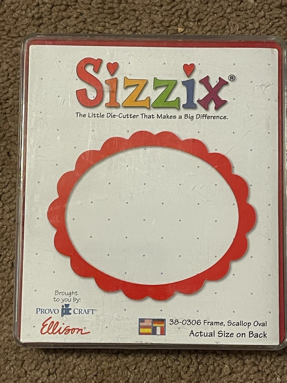 Sizzix 38-0306 Scallop Oval Die